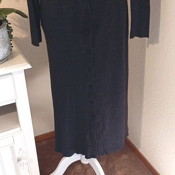 Alexis Lamontagna Dark Gray Midi Length Sweater Dress - Picture 3 of 11